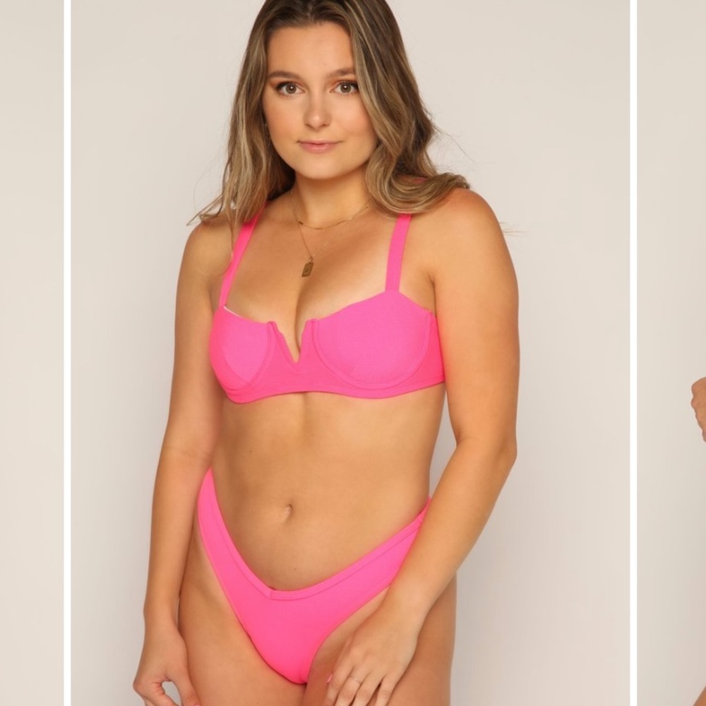 Bailey pink sunny bunny bathing suit
